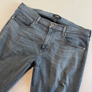 PAIGE‎ Federal Men's Blue Gray Slim Fit Jeans Size 36x32 Strectch Denim